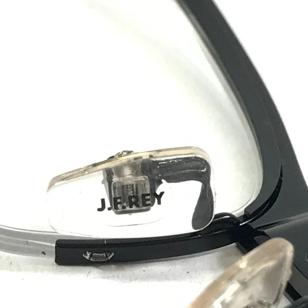 J.F. Rey Eyeglasses Frames JF2551 ST 0000 Black Asymetric Crystals 52-18-134